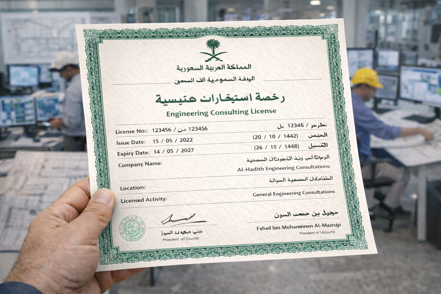 Engineering Consulting License